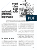 El Porque de La Nacionalizacion Petrolerafernando Martinez Galdeano