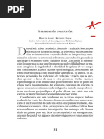 Bibliotecologia Archivistica Documentacion a Manera de Conclusion Miguel Angel Rendon Rojas