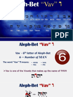 Aleph-Bet the Letter Vav