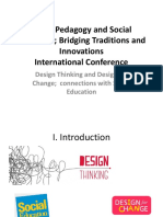 Social Pedagogy, Design Thinking and Social Education