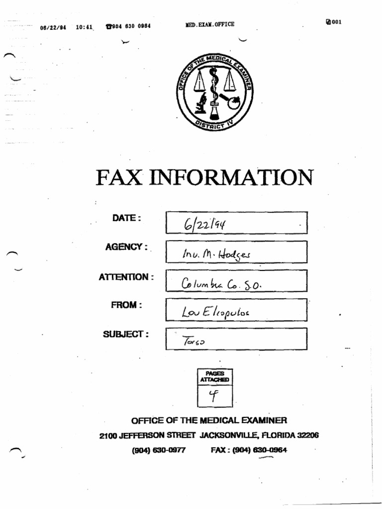 Medical Examiner Report | PDF | Musculoskeletal System | Skeletal System