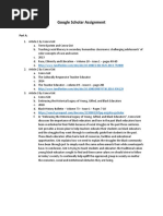 google scholar assignment