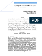 Perfil de Los Participantes de Una Incuvadora de Negocios