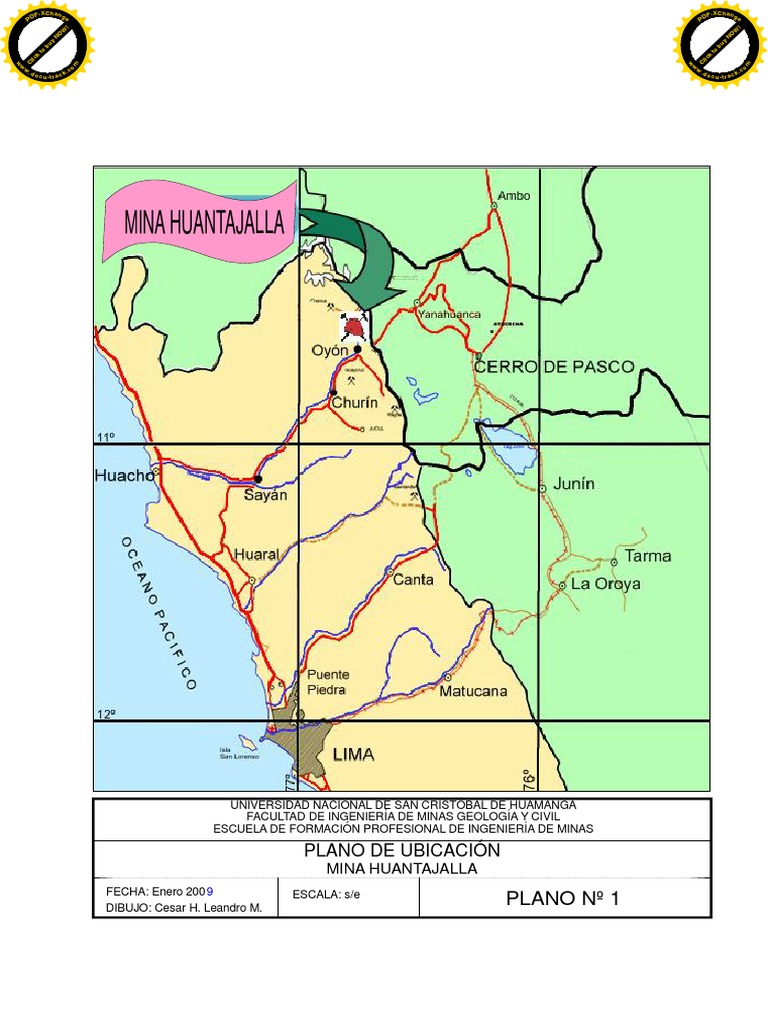 Mina Huantajalla Geological Overview | PDF