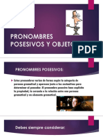 Pronombres Posesivos y Objeto.