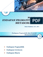 Materi 06 Endapan Pegmatitik Dan Kontak Metasomatisme PDF