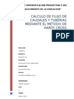 313838185 Calculo de Caudales Por El Metodo de Hardy Cross