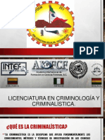 Criminologia y Criminalistica
