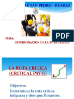 Clase 6 Determinacion de La Ruta Critica