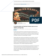 6 Ensinamentos de Sherlock Holmes Para Ser Um Detetive de Big Data _ Daniel Serman _ LinkedIn