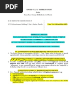 Emergency Motion To Enjoin Organized Government Crime & Harassment