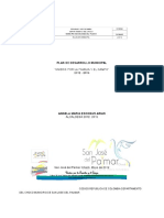 Plan de Desarrollo Municipal San José del Palmar, Chocó 2012-2015