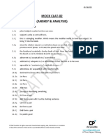 Mock Clat-02 (Anskey & Analysis) : Section - I: English