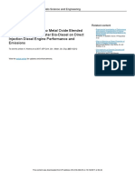 IOP Conference Series: Materials Science and Engineering - Effects of Alumina Nano Metal Oxide Blended Palm Stearin Methyl Ester Bio-Diesel