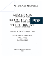 Mabarak, Misa de Seis (Vocal Score) PDF