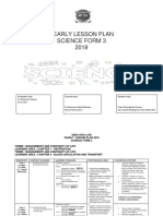 Science f3 Yearly Lesson Plan 2018