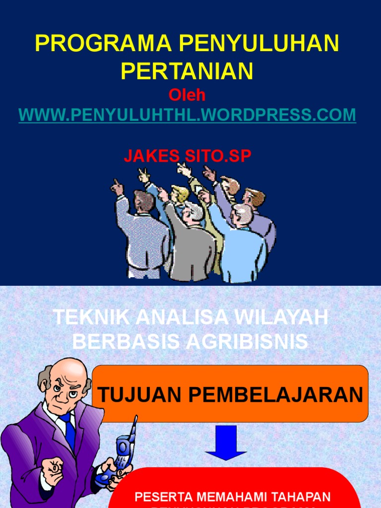 Penyusunan Programa Penyuluhan Pertanian | PDF