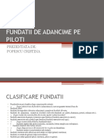 Fundatii de Adancime Pe Piloti