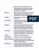 Aspdtnet Page Directives