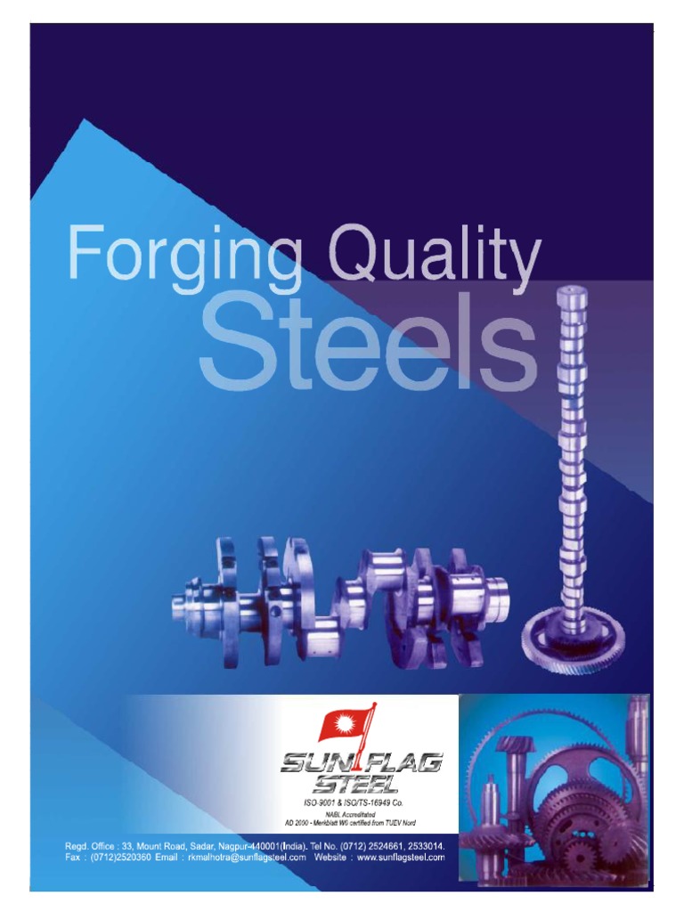 Forging Quality Steel-Brochure | PDF
