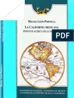 León-Portilla, Miguel. La California Mexicana. Ensayos Acerca de Su Historia PDF