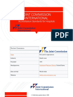 Joint Commission International Accreditation Standards for Hospitals