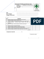 Daftar Tilik Ispa Baru