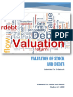 CF-Valuation of Stock and Debt