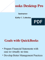 Quickbooks Desktop Pro: Instructor: Kirby C. Loberiza
