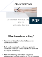 ACADEMIC WRITING by Titin 2014