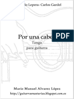 Por Una Cabeza Guitarra PDF