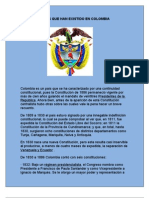 Constituciones Que Han Existido en Colombia