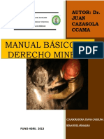 Manual de Derecho Minero PDF