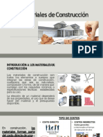 CLASE 1 Introducción Materiales de Construcción