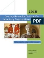 Grecia y Roma - La Civilización Minoica y Constantino El Grande