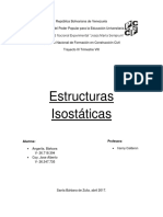Estructuras Isostaticas