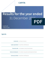 Capita Full Year Results Presentation 2016