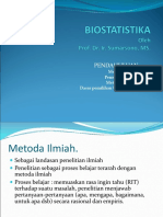 3. PENDAHULUAN BIOSTATISTIKA