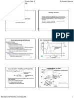 Electrophysiological Methods: Outline - Revision