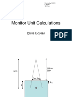 MU Calculations