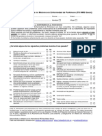 Cuestionario de Sintomas No Motores en E Parkinson