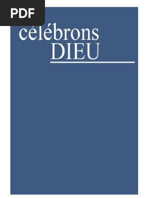 Celebrons Dieu Pdf Dieu Saint Esprit