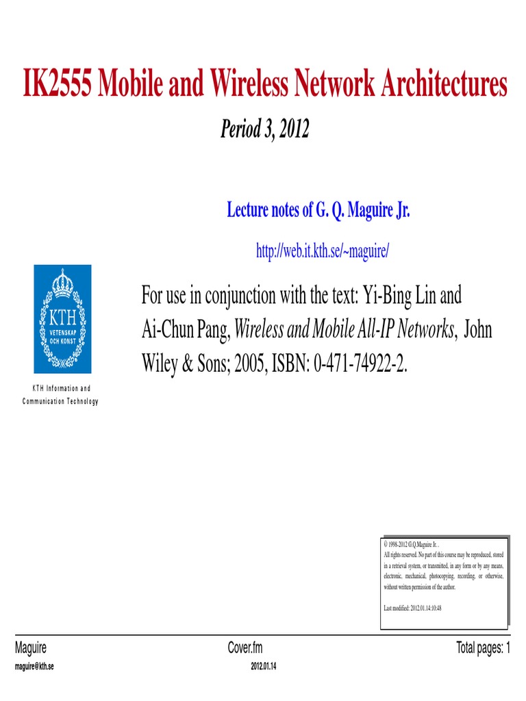 MWA-20120114 | General Packet Radio Service | Subscriber ... - 