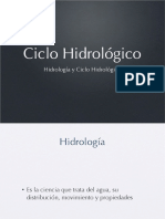 H01 CicloHidrologico