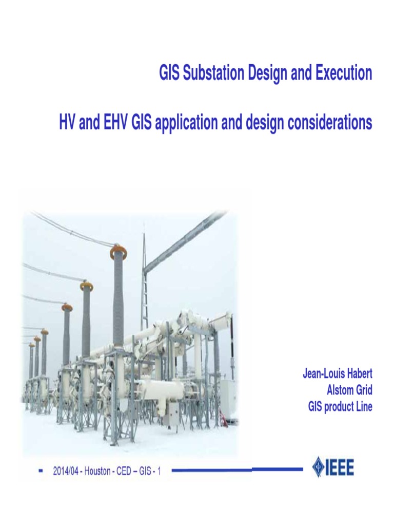 GIS Substation Design Overview | PDF | Electrical Substation ...