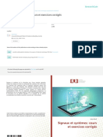 Signaux Et Systèmes (Cours Et Exercices Corrigés)