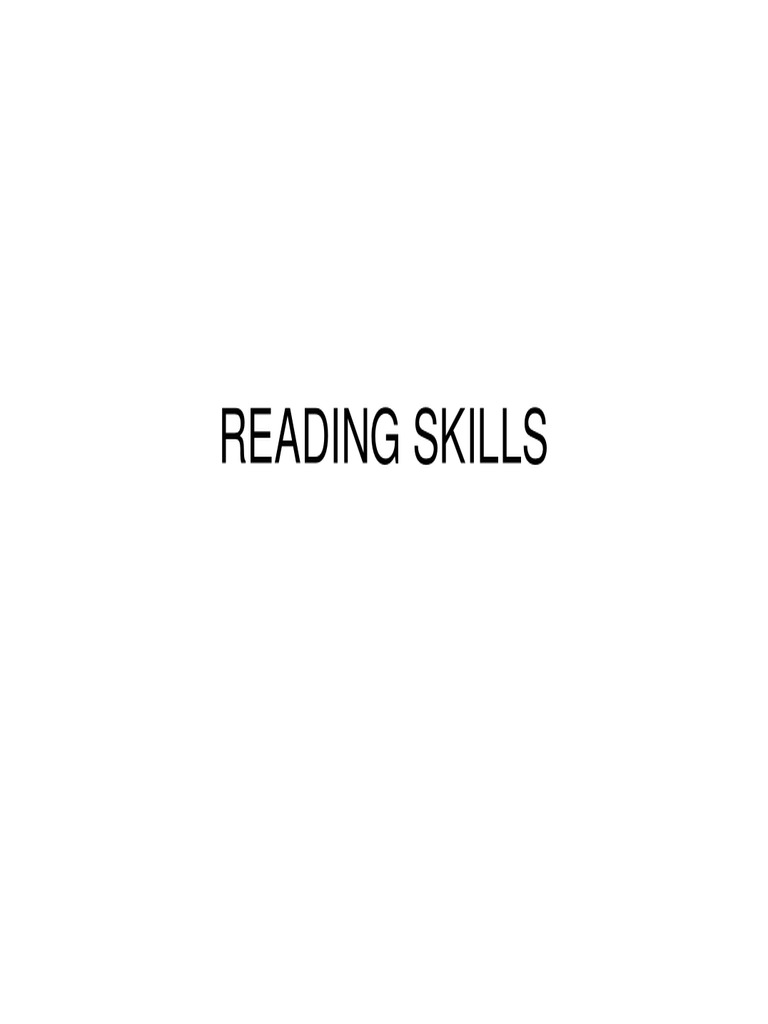 1 Reading and Writing Skills | PDF | Reading (Process) | Translations
