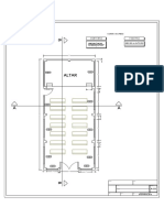 Plano de Arquitectura - Iglesia Bagua 1 PDF