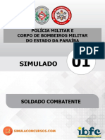 Simulado PM/BM PB Soldado