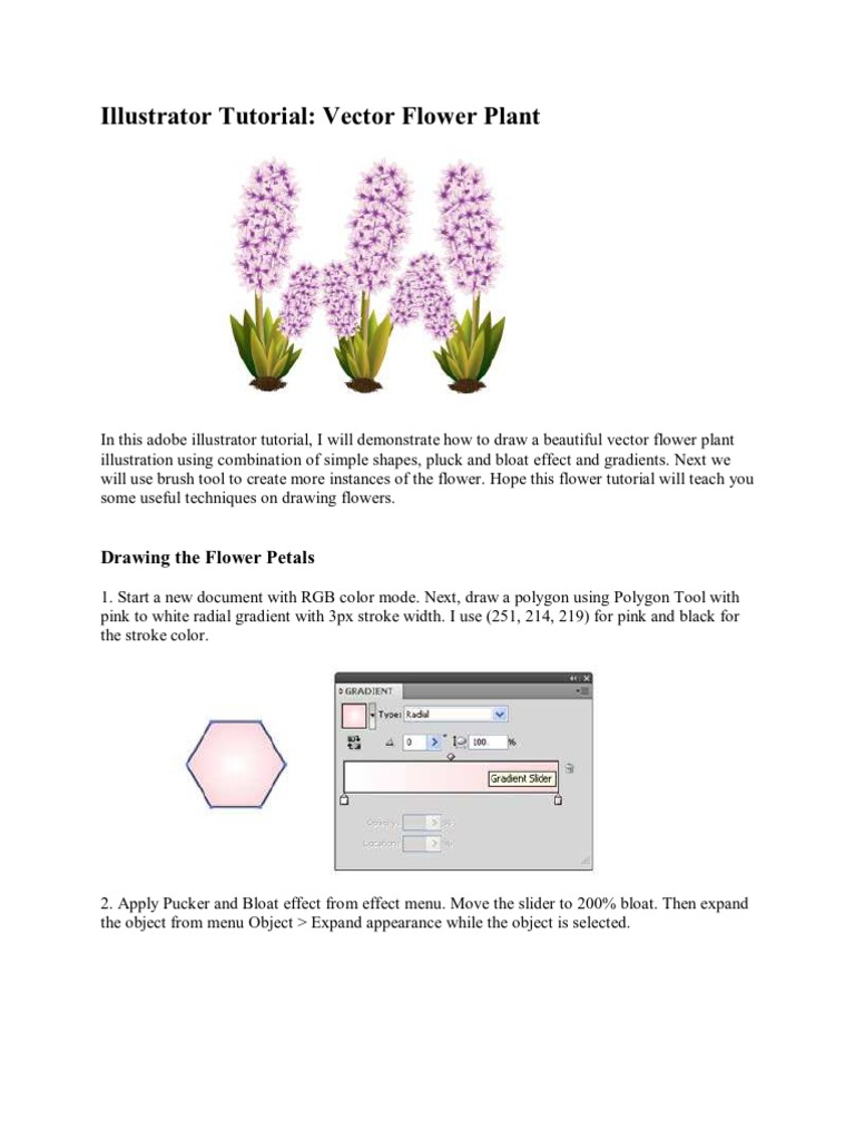 How to Create Flower in Illustrator Adobe Illustrator Flowers